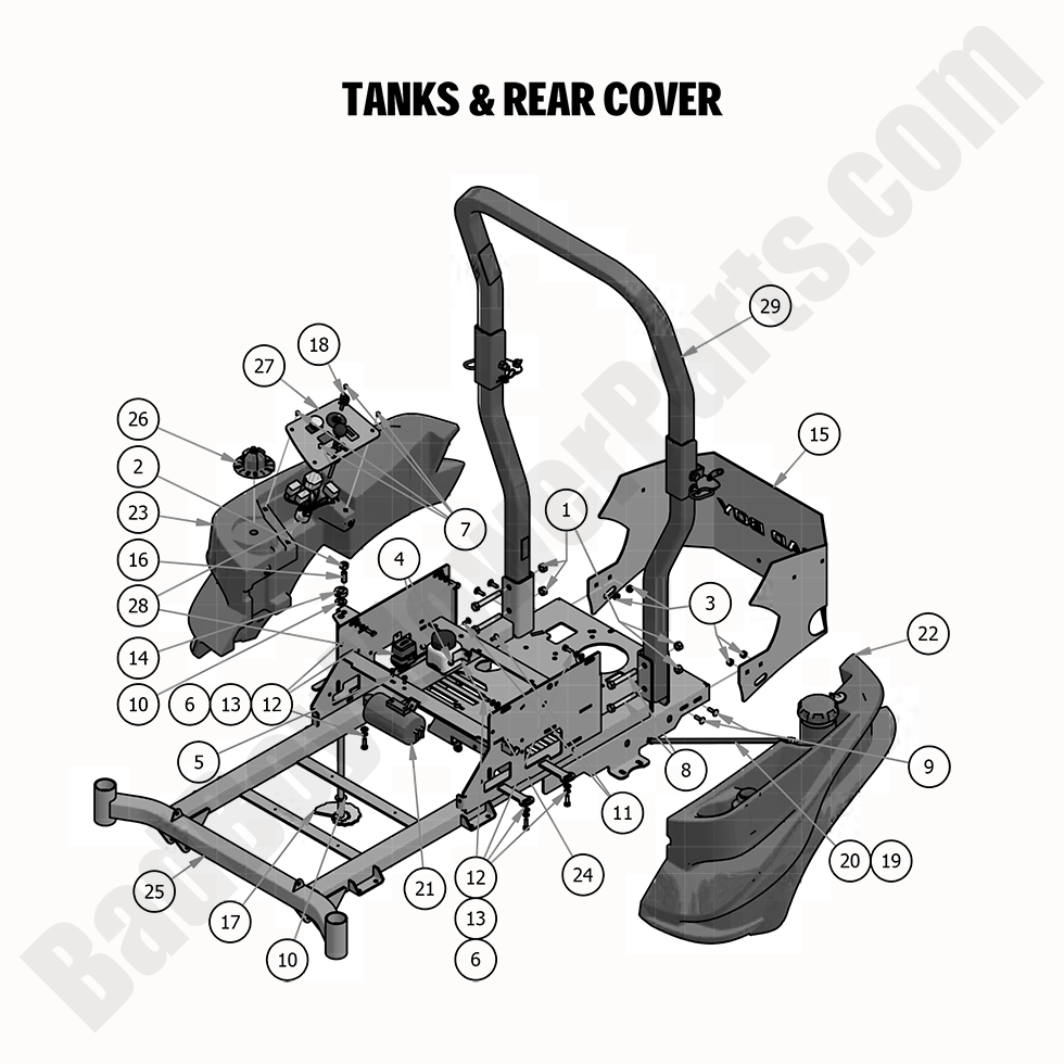 2020 Compact Outlaw - Tanks & Rear Cover